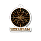 薈.collectionのHexagram アクリルキーホルダー