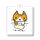 こねこねこねこのこねこねこねこ(白茶トラ) Acrylic Key Chain