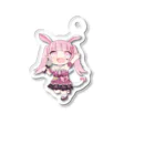 🐰うさぎにゃん🐈のミニうさぎにゃん Acrylic Key Chain