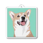 Liv🐾の Corgi コーギー Acrylic Key Chain