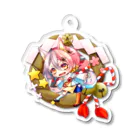 灰桜魅おうた@個人勢VTuberのプチキャラ灰桜魅おうた Acrylic Key Chain