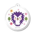 ミニマムユニヴァース@SUZURIのハリネズミのハリさんアクリルキーホルダー Acrylic Key Chain