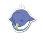 向井利元のペンギン正面キーホルダー Acrylic Key Chain