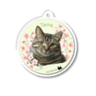 保護猫カフェ Cat Spaceの看板娘 たまちゃん Acrylic Key Chain