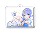 kodo_kodoの水色のサブカルちゃん Acrylic Key Chain