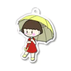 ホタルイカさんの家の雨が、好き Acrylic Key Chain