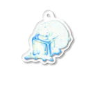 kokeikoccoの暑さを凌ぐしろくまくん Acrylic Key Chain