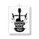 Guitarshop SOUNDNINE のサウンドナインロゴ Acrylic Key Chain