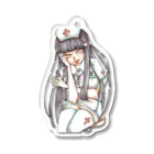 弐０Heartsの黒髪のナース Acrylic Key Chain