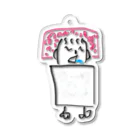 おもしろ屋さんのおやすみん子。 Acrylic Key Chain