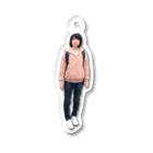 リンうぇいＳＨＯＰの川の前で棒立ちりんちゃん。 Acrylic Key Chain