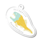 kurebonbonbonのデボン紀生物　ダンクルオステウス Acrylic Key Chain