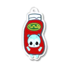 定時退社のケチャくまのやつ Acrylic Key Chain