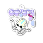 F & E のF & E Squid target  アクリルキーホルダー