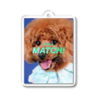 temple islandのOh! Match! He is good smile dog! Acrylic Key Chain