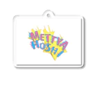 ダサカコシリーズのダサカコシリーズ『METTYA HOSHI』カラバリ2 アクリルキーホルダー