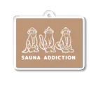 マインドマインのサウナ中毒 SAUNA ADDICTION  Acrylic Key Chain
