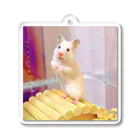 ハムスター愛好家 | Hamster Loverのシロクマハムスターゆきちゃん Acrylic Key Chain