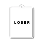 BONNOW WORKSのLOSER Acrylic Key Chain