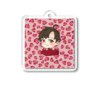 桃色な姐御のますぽん💖ヒョウ柄ver. Acrylic Key Chain