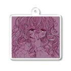 スズランスミレのshabon Acrylic Key Chain