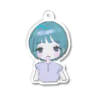 ∞lette OFFICIAL STOREの青千夏 Acrylic Key Chain