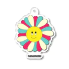 nanometerのnanometer『レトロお花』アクリルキーホルダー Acrylic Key Chain