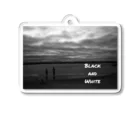 FILM CANERA FANのCloudy Sky and Ocean  Acrylic Key Chain