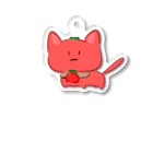 toma-chanのトマト猫のとまねこ Acrylic Key Chain