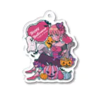 Kitakatsuのピンクピンクハロウィン🎃💒 アクリルキーホルダー