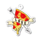 daddy-s_junkfoodsのLOVE PIZZA アクリルキーホルダー