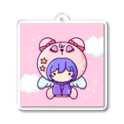 reo_chibiisのCryptoChibiisゆめかわくま Acrylic Key Chain