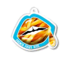 daddy-s_junkfoodsのFRENCH FRIES KISS - BLUE Acrylic Key Chain