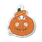 イグアナ大佐のパンプキンちゃん🎃 アクリルキーホルダー