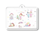 ヤマラ９のクランベリーとからすどりのクリスマス Acrylic Key Chain