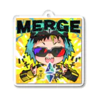 MEGAMIオフィシャルグッズショップ SUZURI支店のEtherean "The MERGE" アクリルキーホルダー アクリルキーホルダー