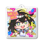 MEGAMIオフィシャルグッズショップ SUZURI支店のSchoolgirl "MEGAMIX!" アクリルキーホルダー Acrylic Key Chain