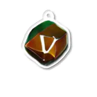 villonのチョコレート　多面体　ワンポイント　シンプル Acrylic Key Chain