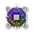 GYOUZA DESIGN INITIATIVEのあのさあ魔法陣発動状態（黒） Acrylic Key Chain