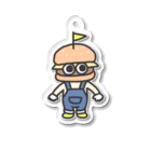 ぷなりつのバーガーJr.(チーズ) Acrylic Key Chain