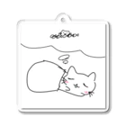 みんなのふわふわな日常．ASakaのおやすみにゃぁ Acrylic Key Chain