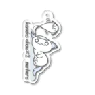 itsuto-こねこしょうしょうめんへらの「いきているだけでせいいっぱい」縦 Acrylic Key Chain