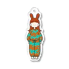 にか。の雑貨屋さん。の🐰こぴかうさぎ。08🥕 Acrylic Key Chain