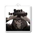 happy-maruのBest introvert （内向型最高）グッズ アクリルキーホルダー