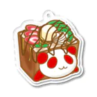 いちごや雑貨店のハニトーぱんだちゃん Acrylic Key Chain