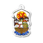 にゃんまるけのにゃん福神 Acrylic Key Chain