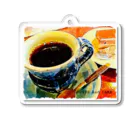 kazeou（風王）のCOFFEE and CAKE(アプリ加工) Acrylic Key Chain