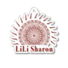 リリ・シャロンのLiLi Sharon ロゴ アクリルキーホルダー