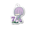 マンガ数秘らぼショップ　SUZURI店の数秘7擬人化＊セブン Acrylic Key Chain