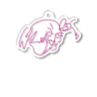 ファンシーミャウランドワールドのキミにも女神が見えるかい Acrylic Key Chain